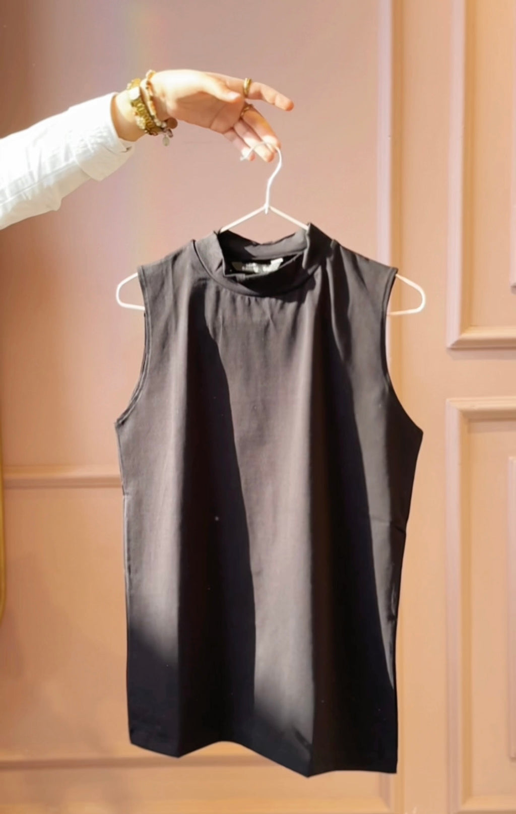 Cotton basic sleeveless