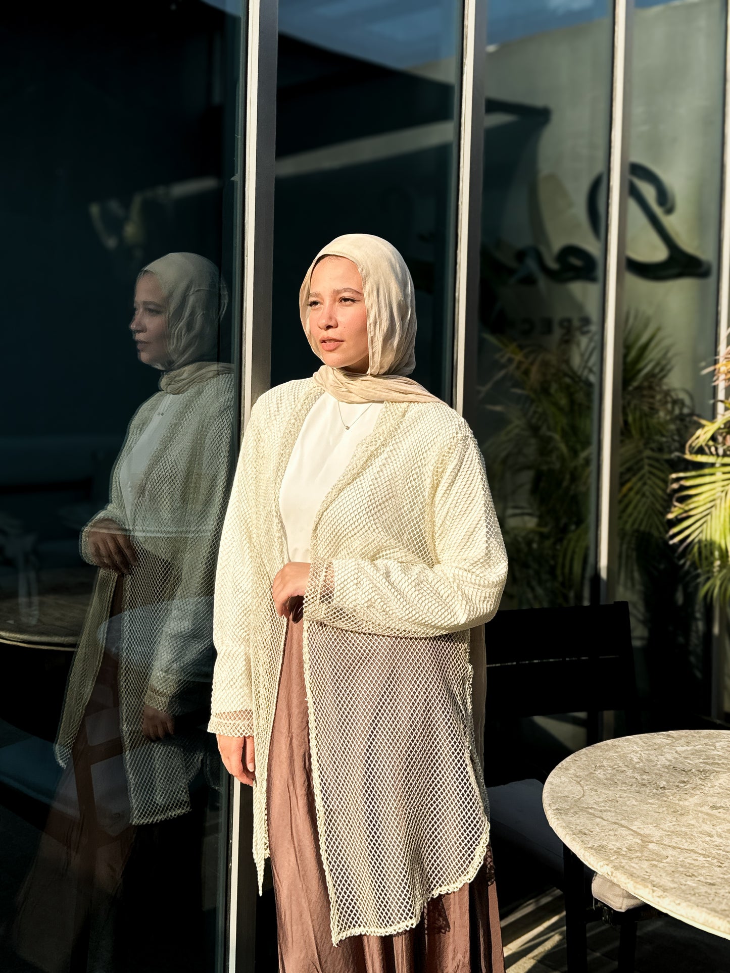 Knit cardigan