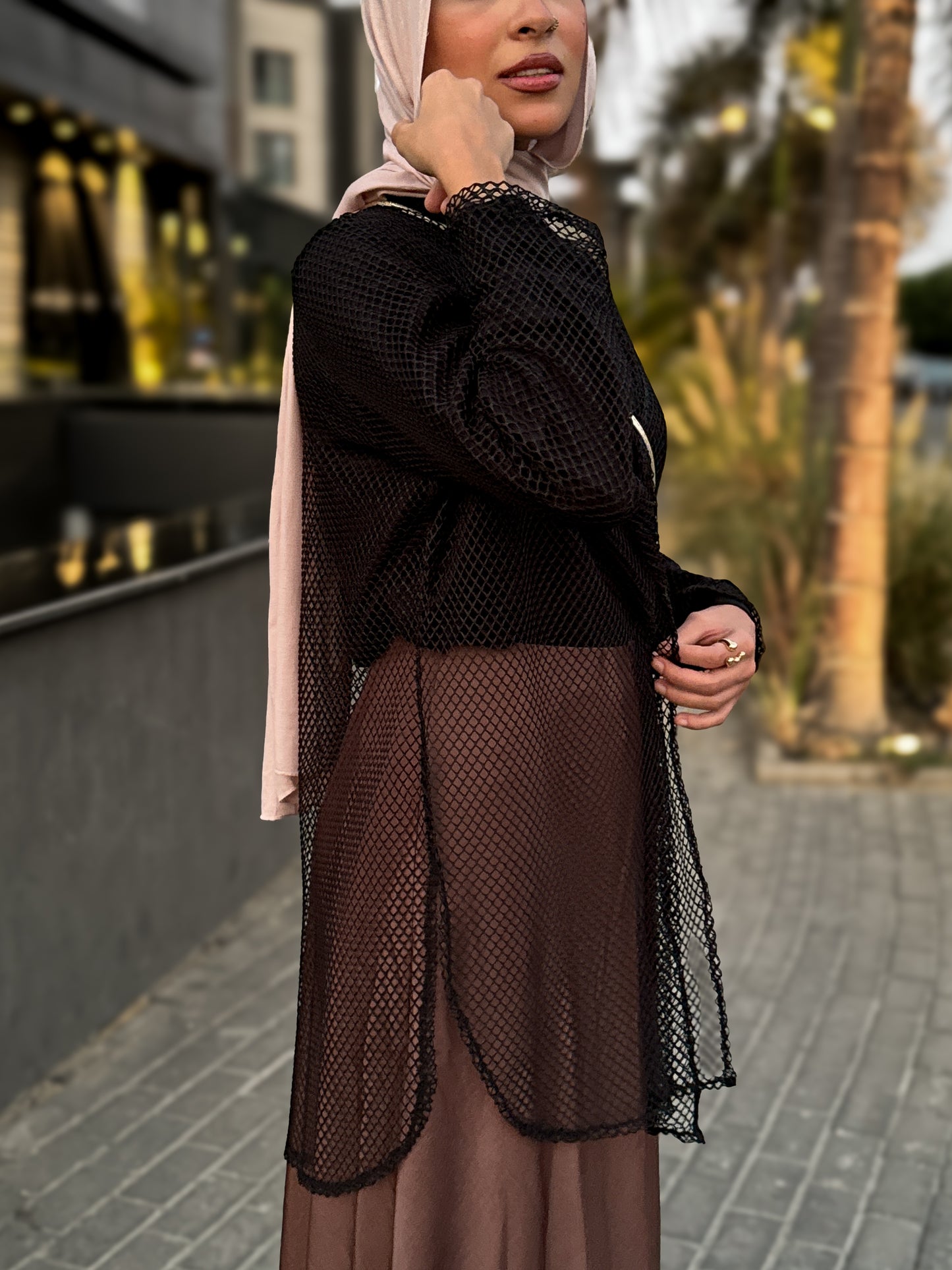 Knit cardigan