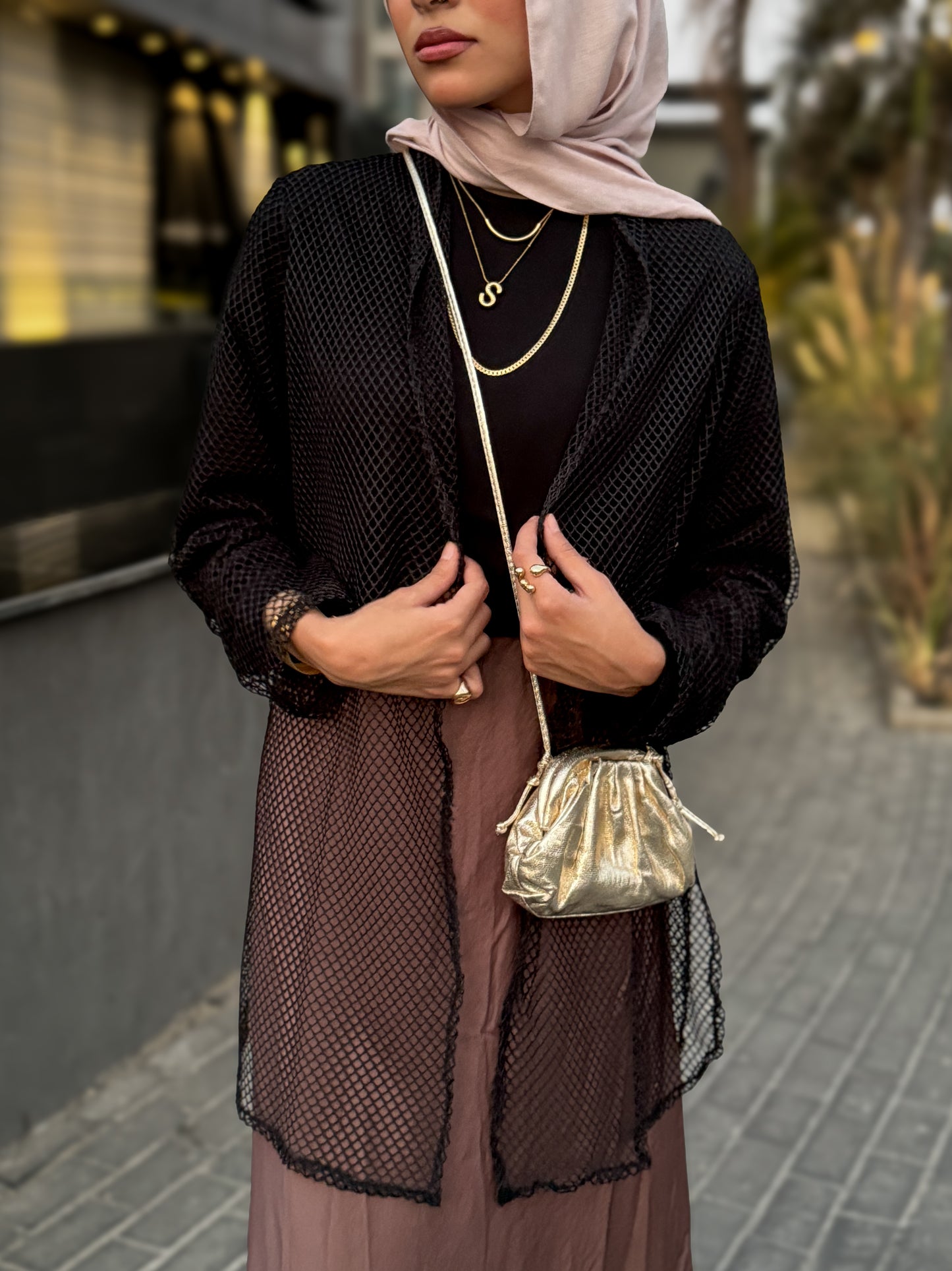 Knit cardigan