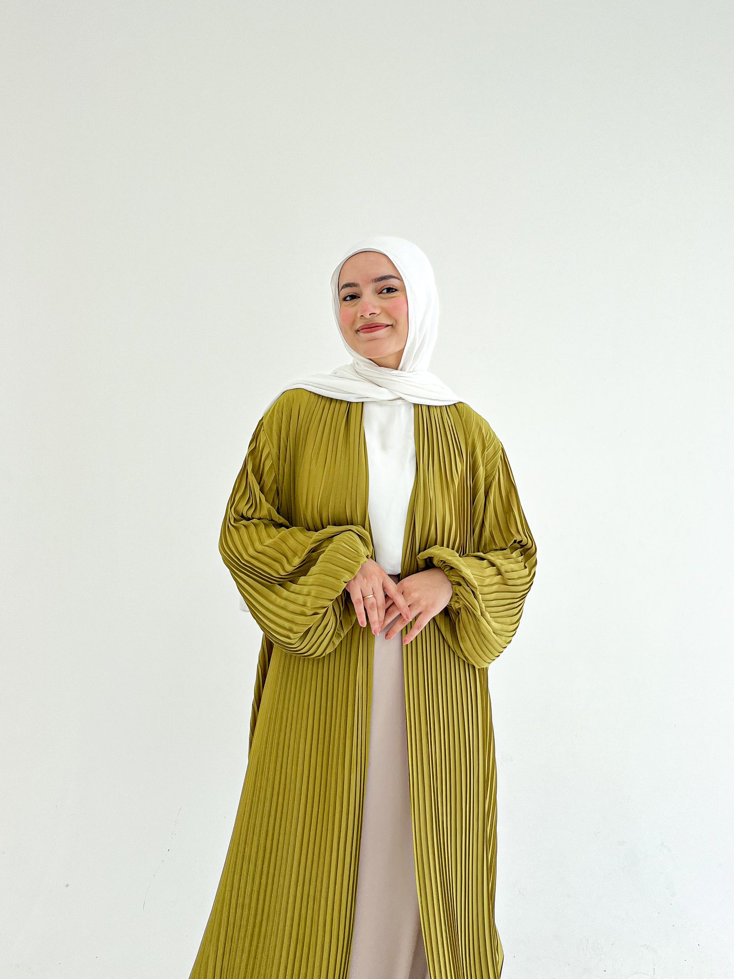 Serenity pleated cardigan.