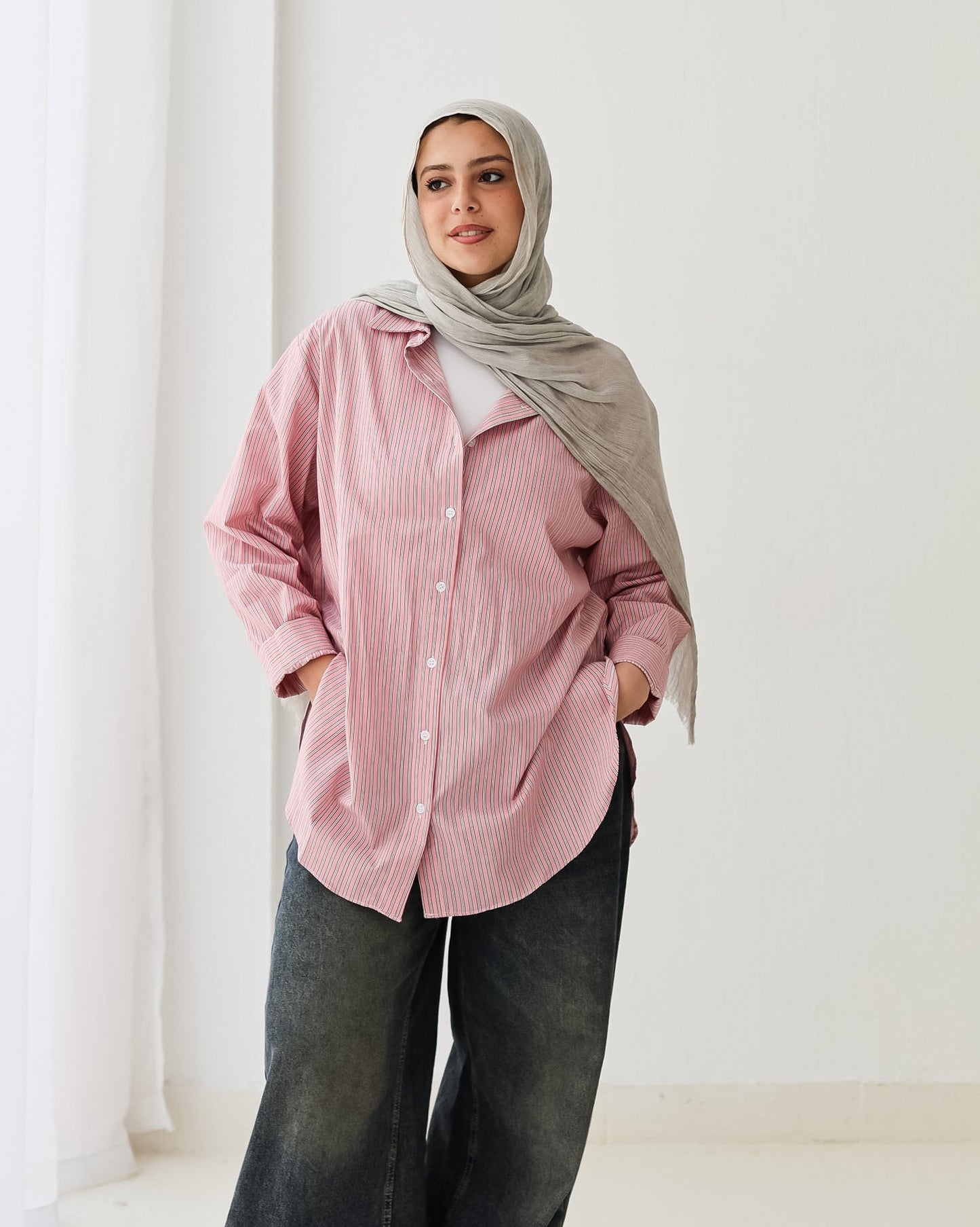 Stripped Shirt In Pink