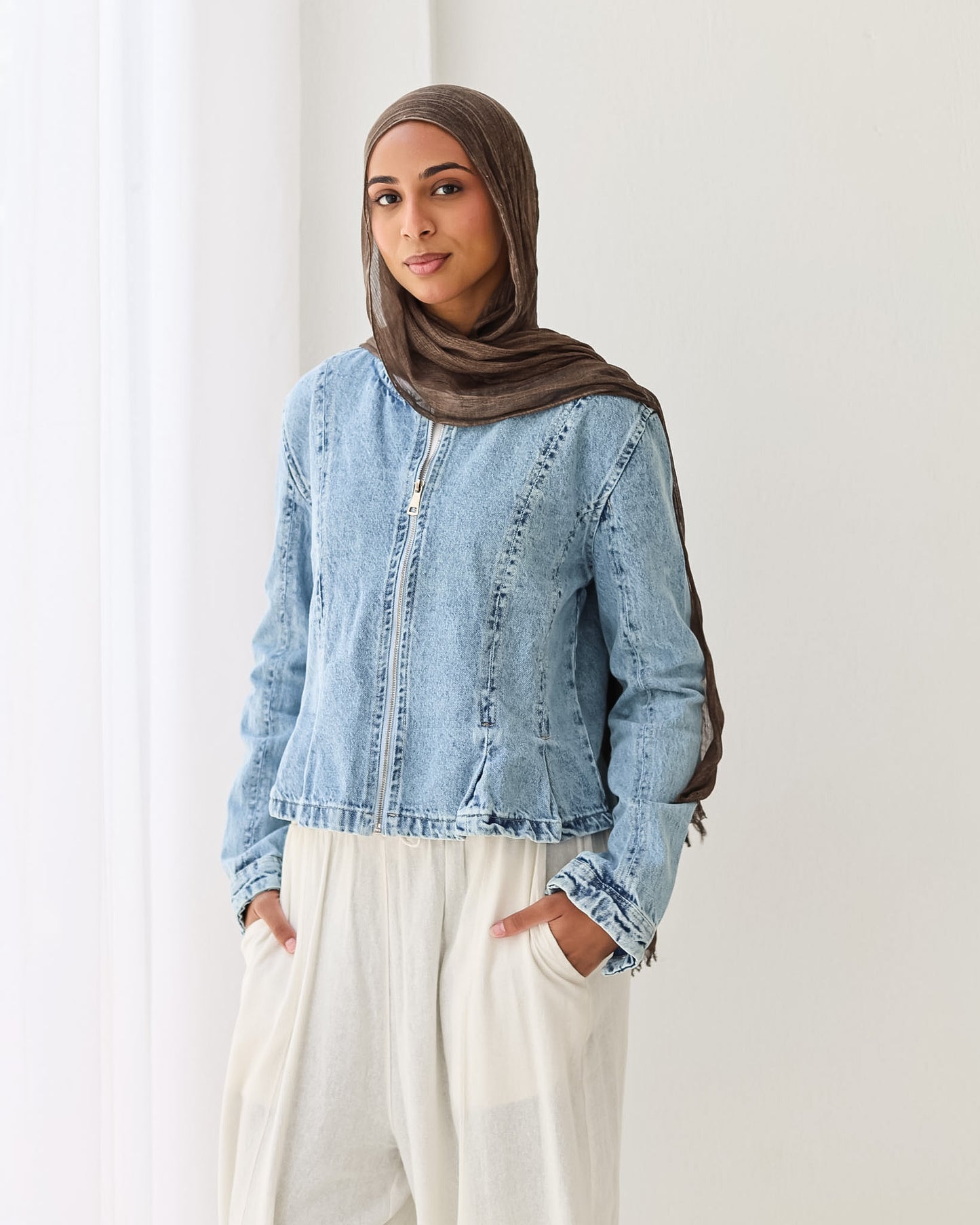 Waist Denim Jacket