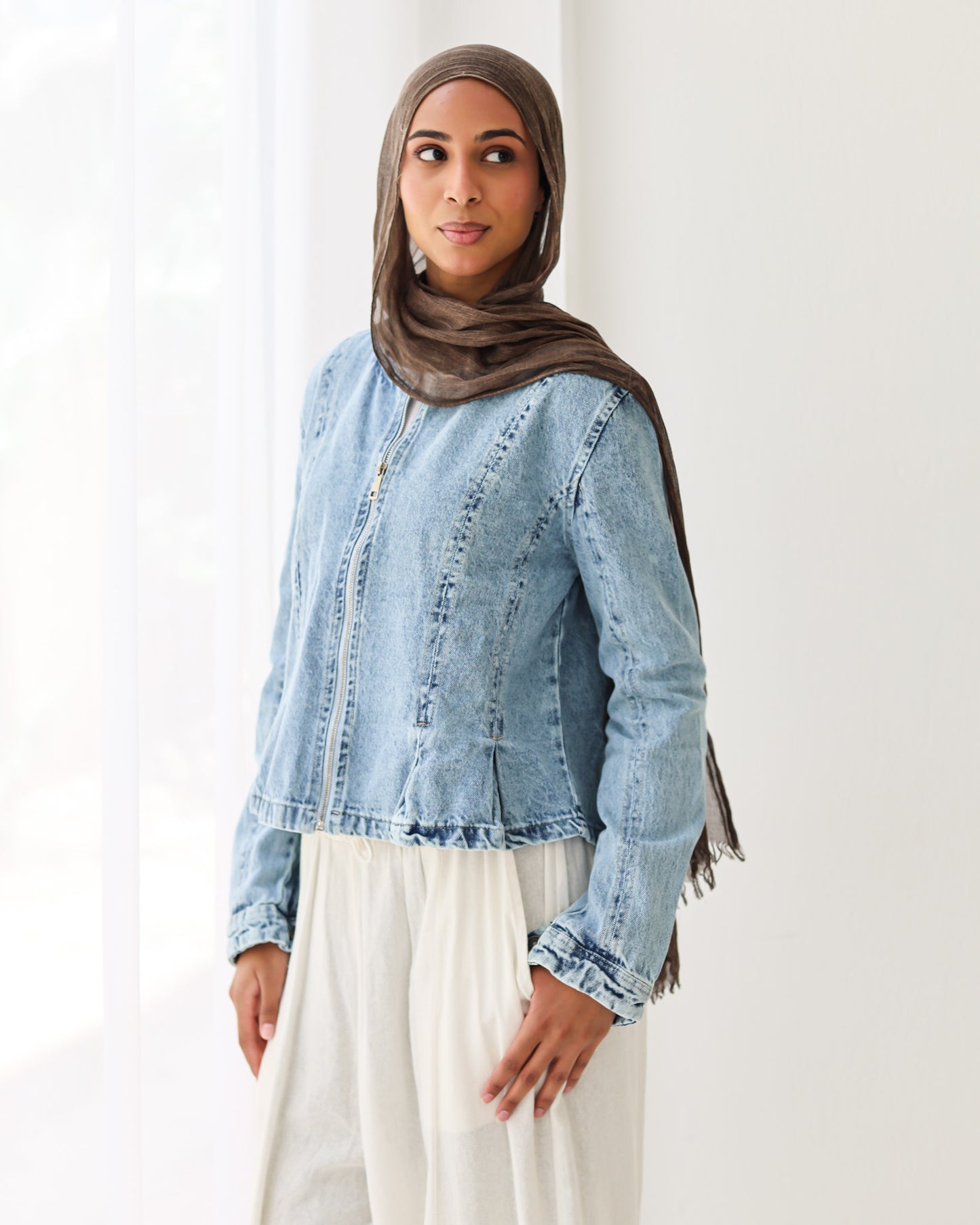 Waist Denim Jacket
