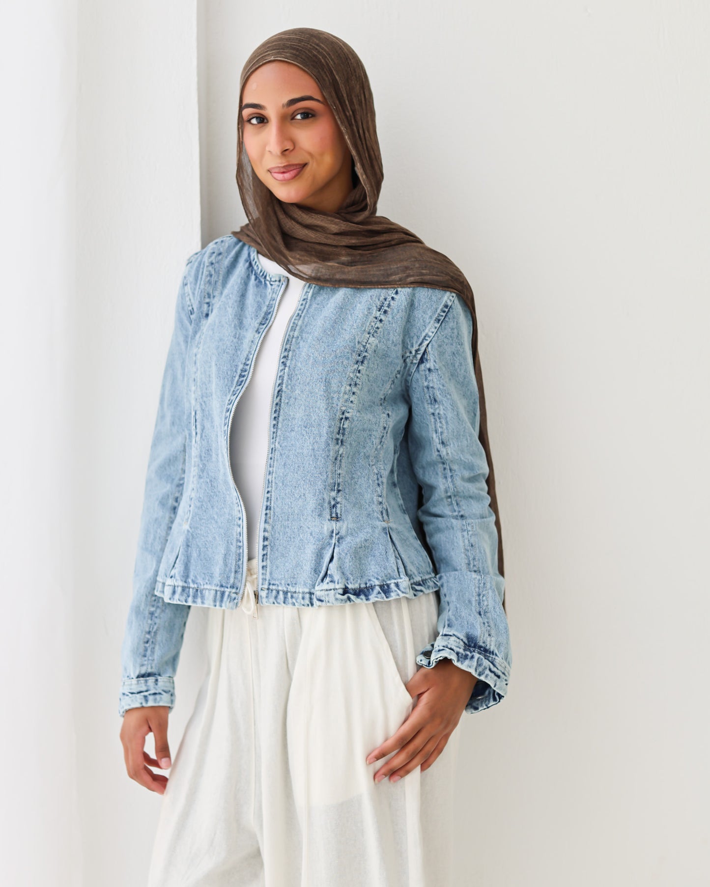 Waist Denim Jacket