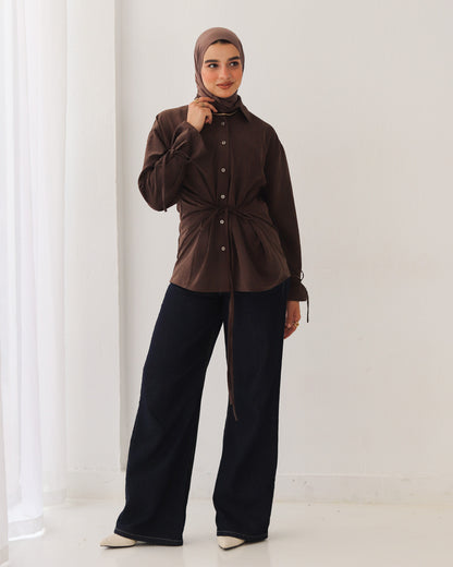 Soft Bow Side Shirt