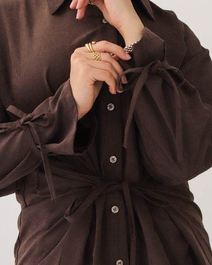 Soft Bow Side Shirt