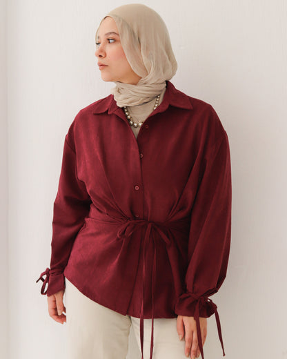 Soft Bow Side Shirt