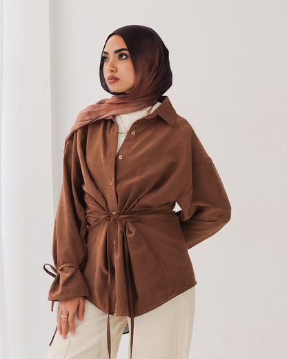 Soft Bow Side Shirt