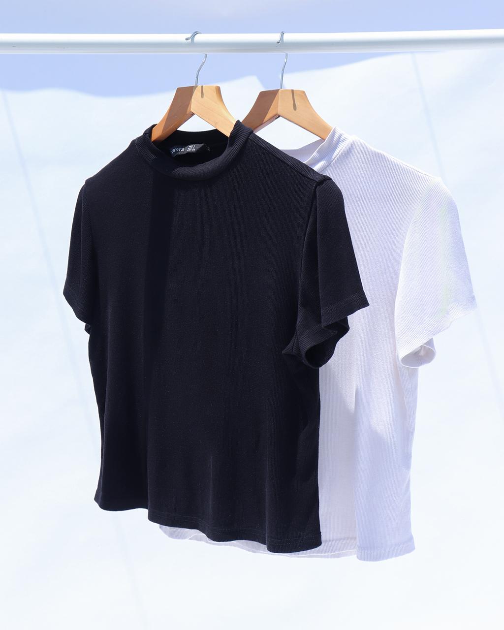 Half Basic ribbed cotton